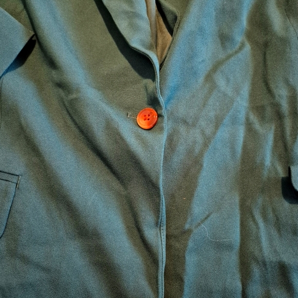 J. Jill Woman's size 3X Jacket Blazer Celtic Dress Coat Kelly Green Boxwood NWT - Picture 8 of 8